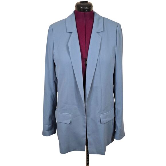 Women's Eden Ruth "Addison" Blue Open Front Blazer Jacket | Size XL - Picture 1 of 11
